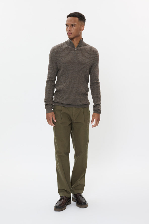 Matinique hálfrennd peysa  100% merino ull