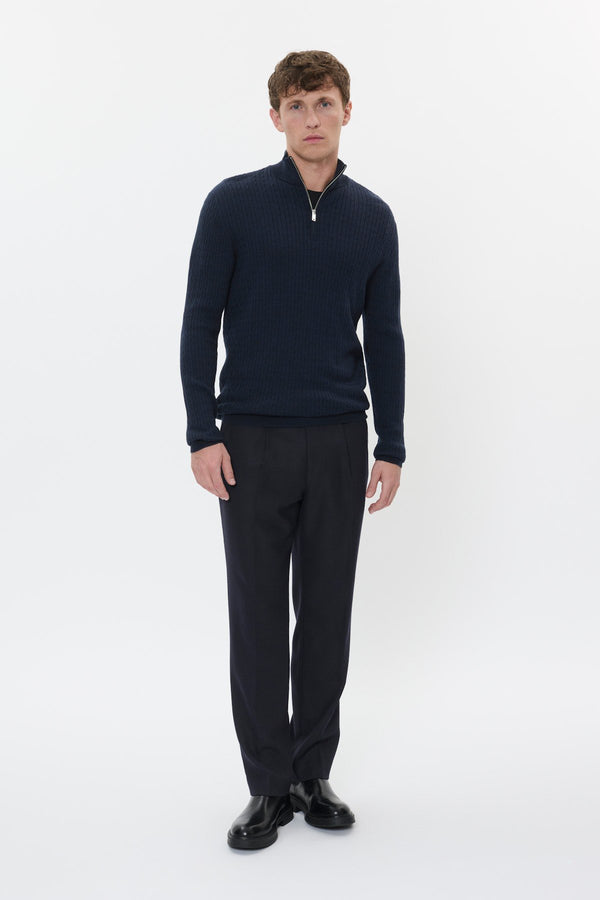 Matinique hálfrennd peysa 100% merino ull