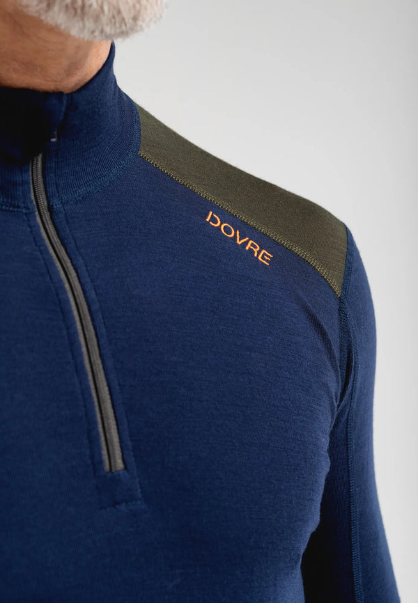 Dovre Half Zip 100% merino ull föðurland