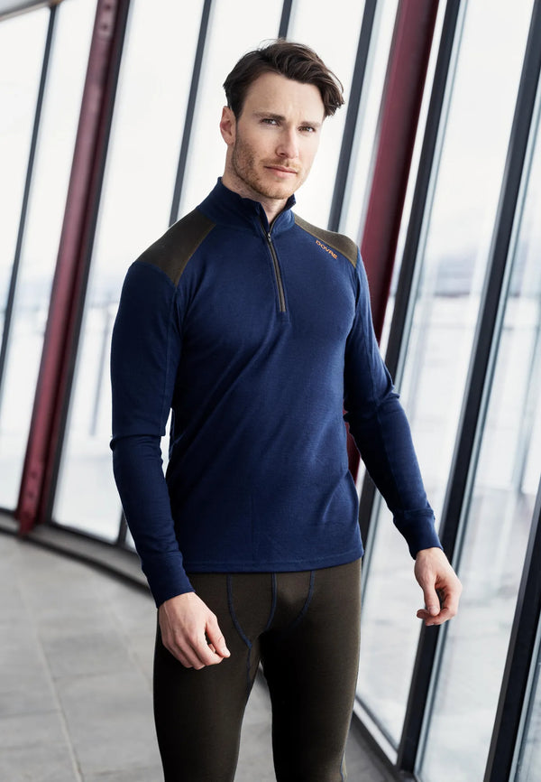 Dovre Half Zip 100% merino ull föðurland